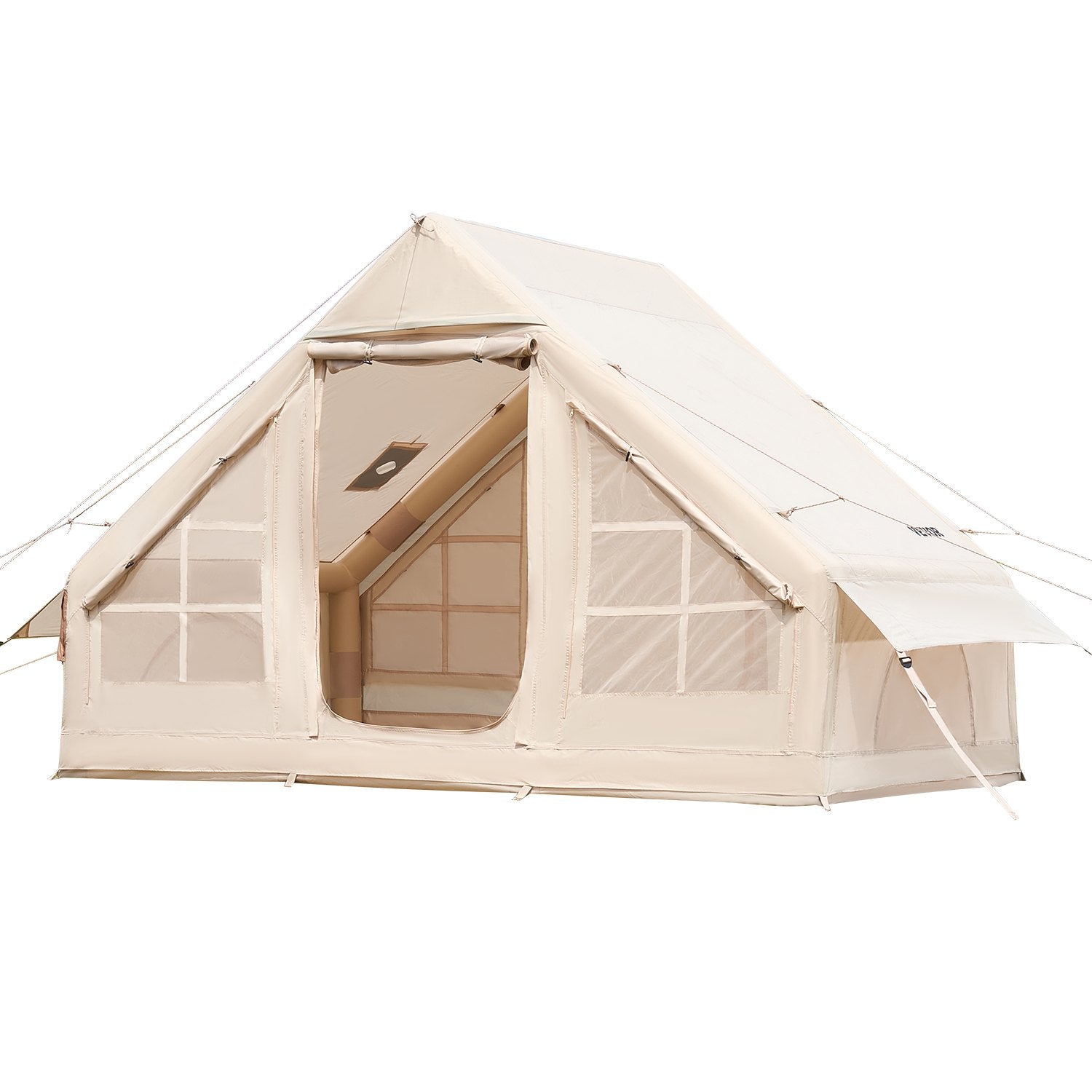 VEVOR Inflatable Tent for Camping 3-5 Person Glamping Tent with Pump Easy Set up 