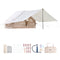 VEVOR Inflatable Tent for Camping 3-5 Person Glamping Tent with Pump Canopy