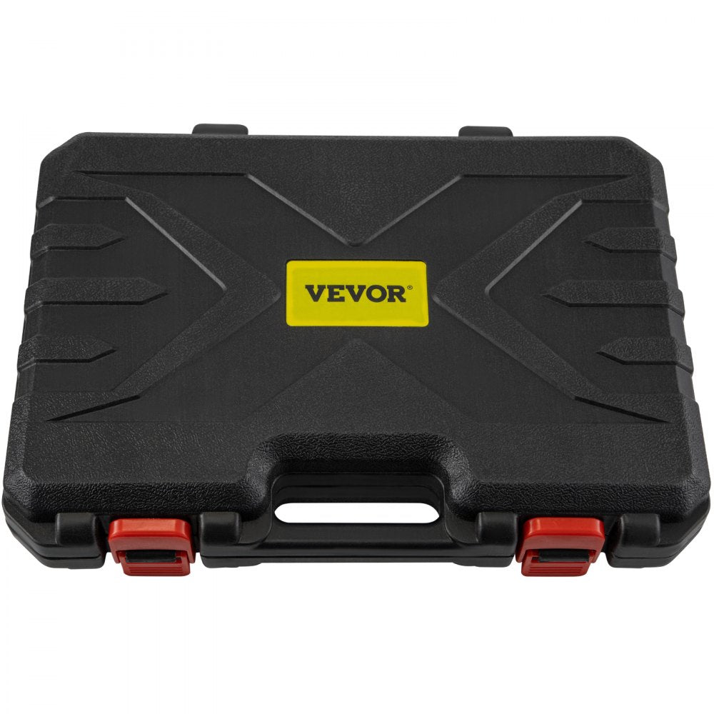 VEVOR Hydraulic Flaring Tool Kit, 45° Double Flaring Tool, Brake Repair Brake Flaring Tools for 3/16"-1/2", Brake Flare Tool with Tube Cutter and Deburrer, 32 PCS Tube Flaring Tools for Copper Lines 