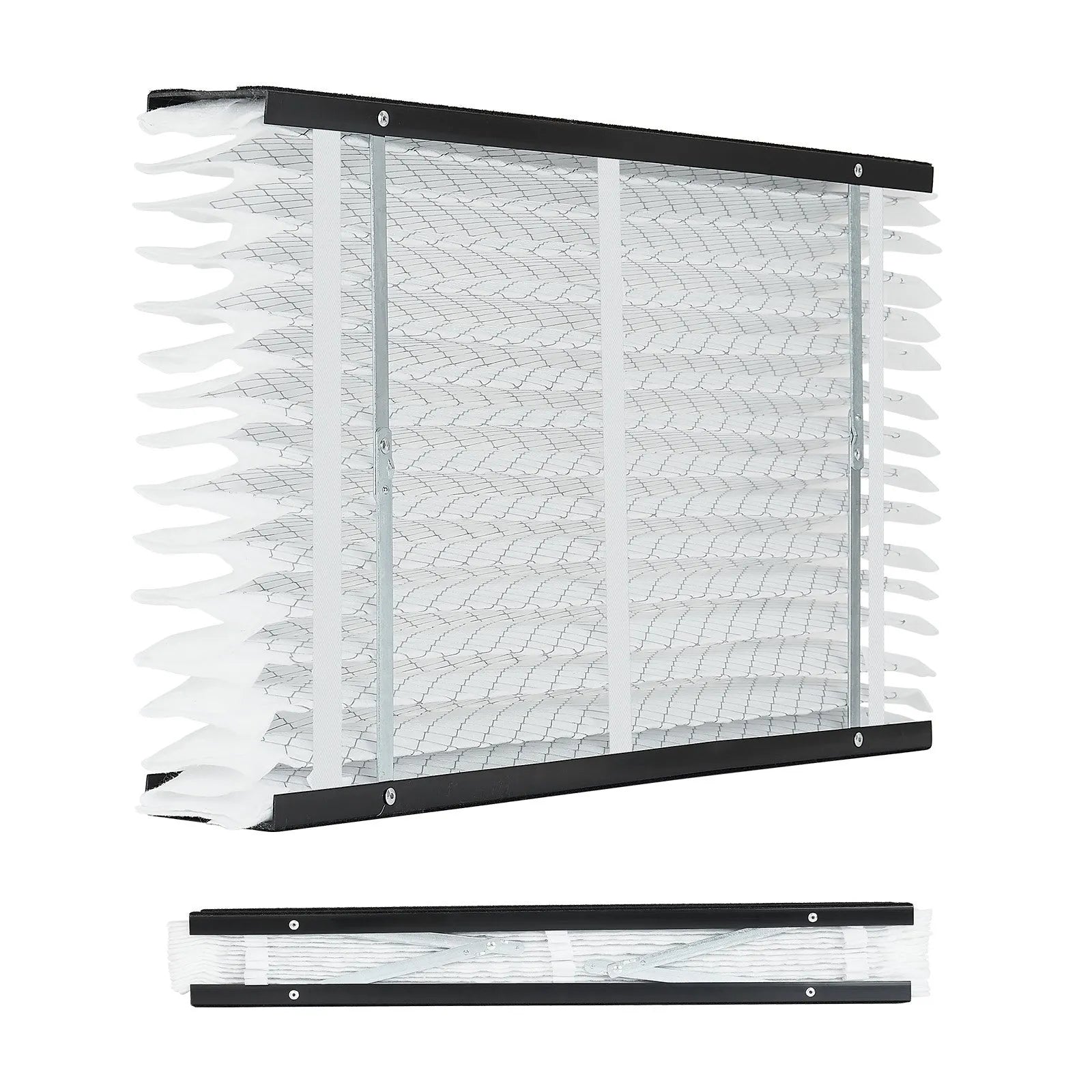 VEVOR Air Filters MERV 11 Electrostatic Pleated Furnace Filter 2-Pack 16x28x4
