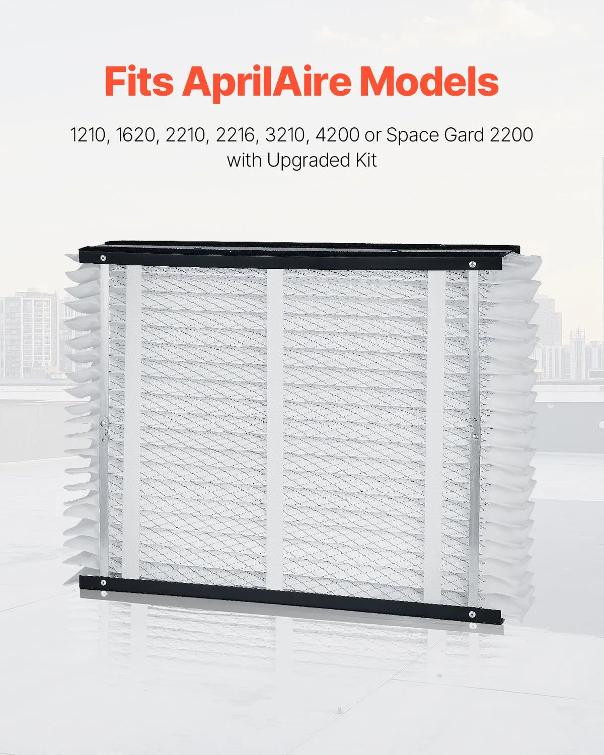 VEVOR Air Filters MERV 11 Electrostatic Pleated Furnace Filter 4-Pack 20x25x4