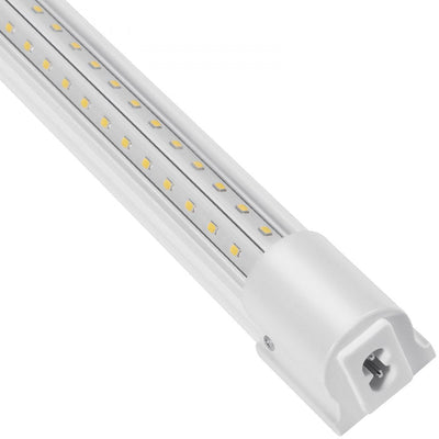VEVOR 10 Pack LED Shop Light, 4 FT, 40W Linkable Shop Light Fixture, 6500 LM Ceiling Lights 59 in Power Cords with ON/OFF Switch 48 in Connector Cables, for Garage Warehouse Home Workkshop and Office 