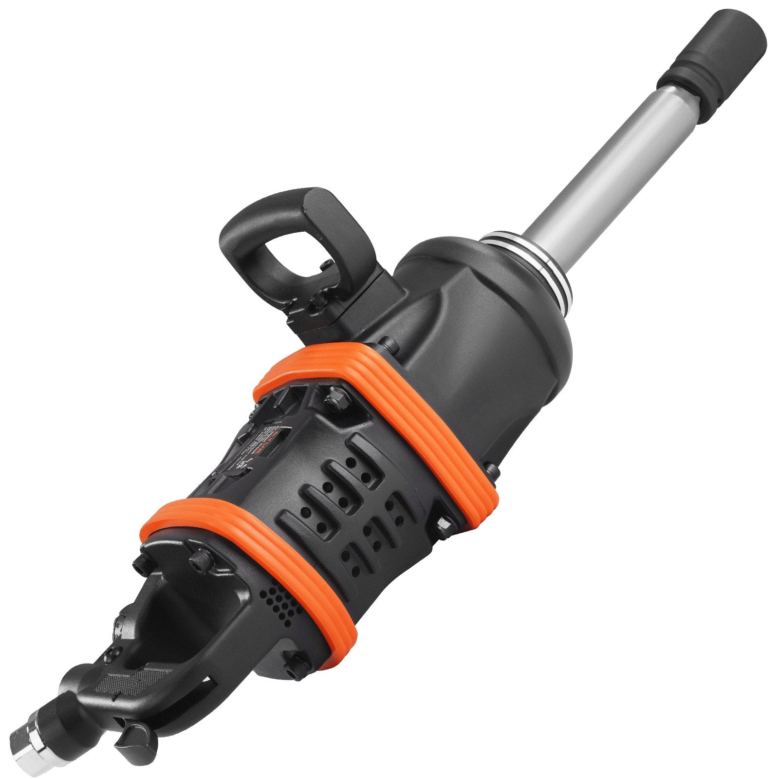 VEVOR 1 Inch Air Impact Wrench, Up to 5175 ft-lbs Beast Reverse Torque Output Pneumatic Impact w/ 8 Inch Anvil for Heavy Duty Machinery/Semi-Truck/Bus 