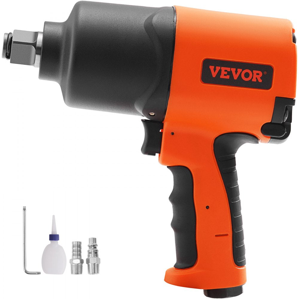 VEVOR Air Impact Wrench, 3/4-Inch Drive Air Impact Gun, Up to 1870ft-lbs Nut-busting Torque, Composite Pneumatic Impact Wrench for Auto Repairs and Maintenance Heavy Duty 