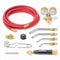 Air Acetylene Torch Kit with 4 Welding Tips, CGA200 Regulator, 11.8 ft Rubber Hose & Cylinder Adapter for Brazing, Soldering, Heating & Metalworking