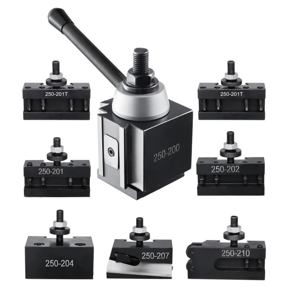 VEVOR Quick Change Tool Post Set 8 Pcs Lathe Tool Holders for 10"-15" Mini Lathe