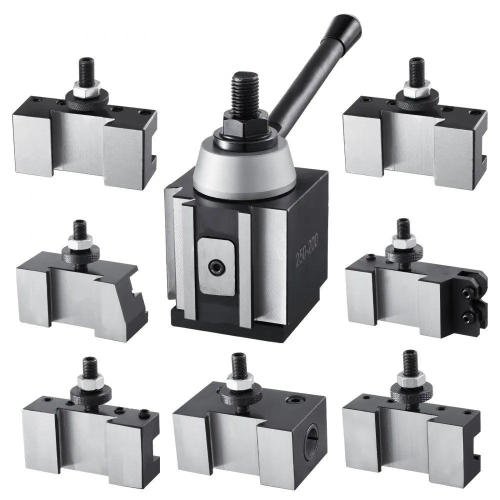 VEVOR Quick Change Tool Post Set 8 Pcs Lathe Tool Holders for 10"-15" Mini Lathe