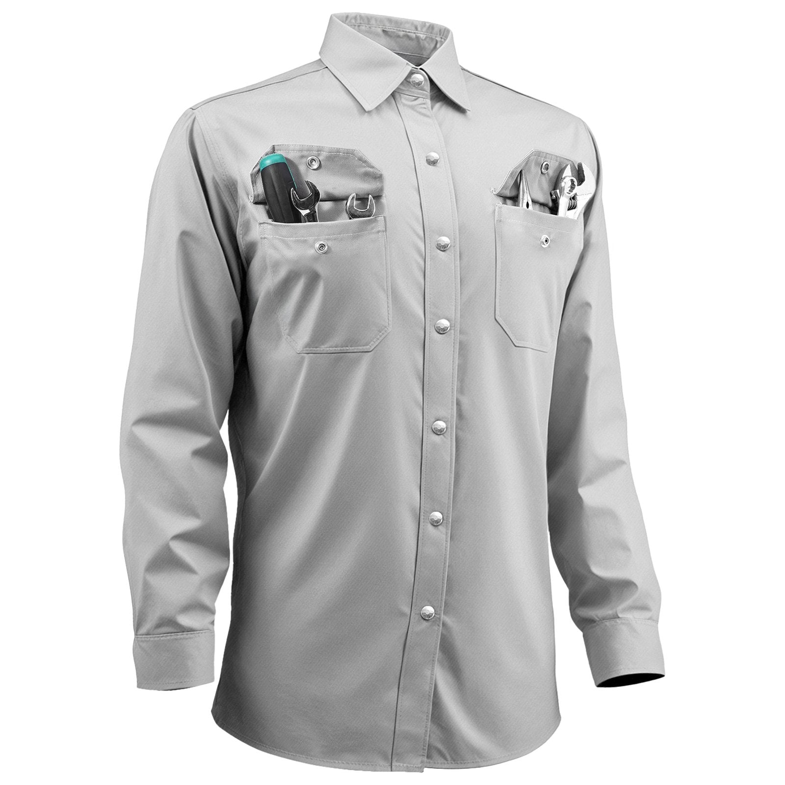 VEVOR Flame-Resistant Welding Jacket 7oz Cotton Welding Safety Jacket XXL Size 