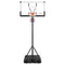 VEVOR Portable Basketball Stand, 10 ft Height Adjustment Basketball Hoop & Goal, Portable Basketballs Hoop with 54 inch PC Backboard & Wheels for Kids, Teens, Adults in Driveways, Pools, Schools
