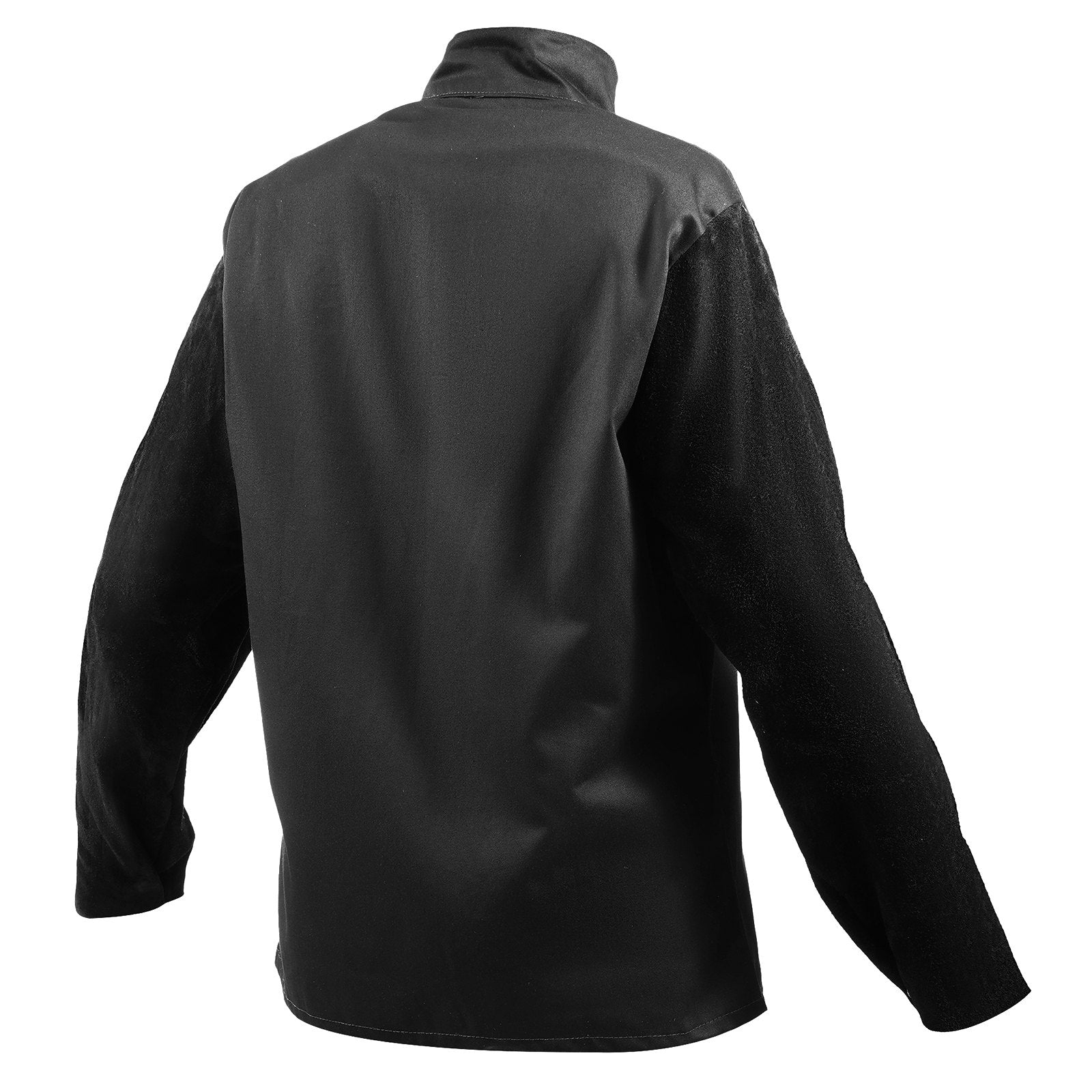 VEVOR FR Welding Jacket M Size Heavy Duty Cowhide Leather & 9oz FR Cotton 