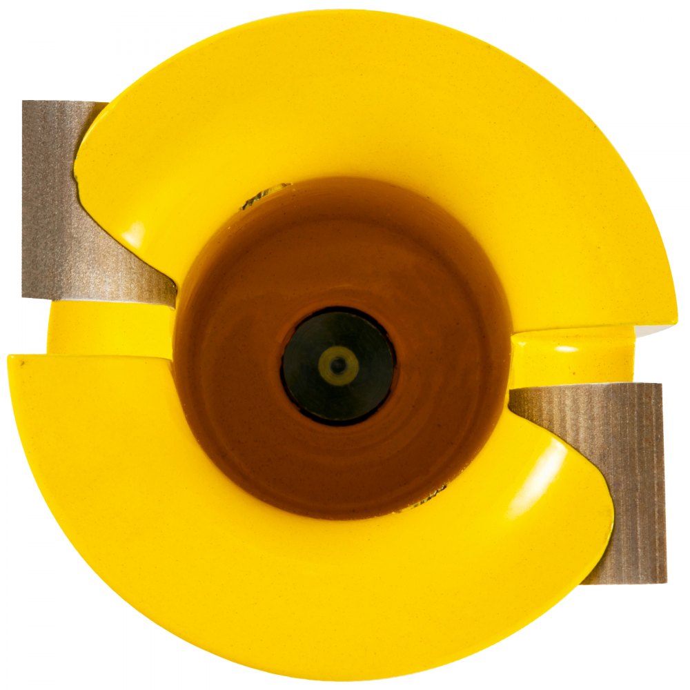 VEVOR Tenon Cutter, 1\"/25.4mm & 2\"/50.8mm Diameter, with Dual Curved Blades & Button Screws Home Master Kit, Premium Aluminum & Steel Log Furniture Cutter, Commercial Beginner’s Tool for Home DIY 