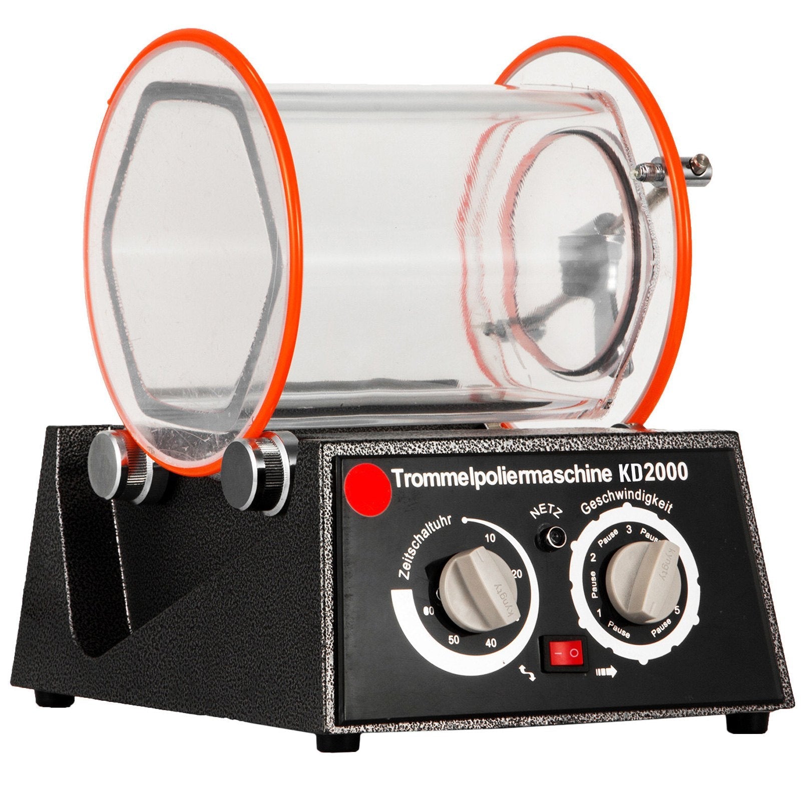VEVOR Jewelry Polisher Tumbler 5Kg Capacity Mini Rotary Tumbler Machine with Timer Jewelry Polisher Finisher for Jewelry Stone (5 Kg Capacity) 