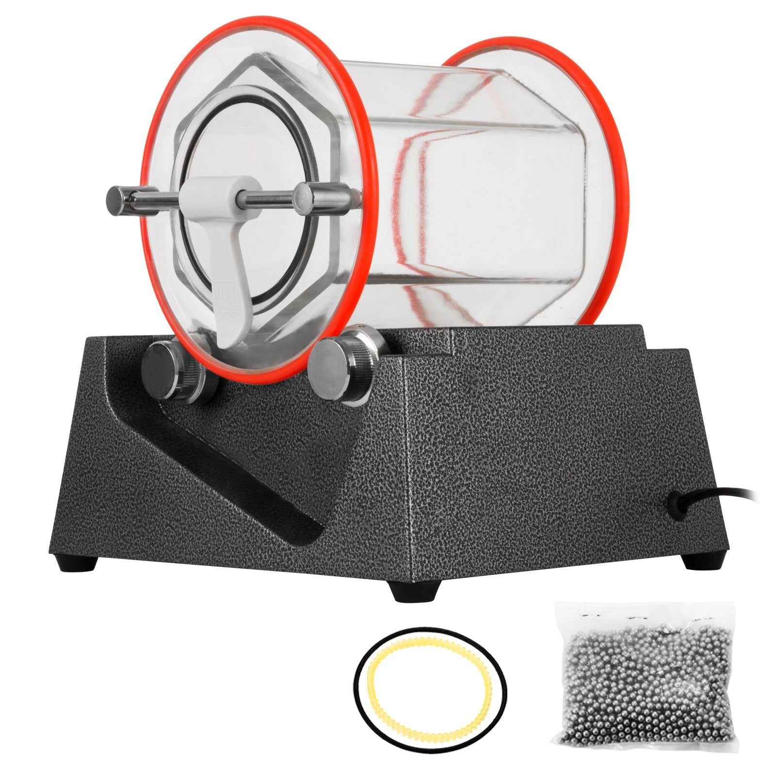 VEVOR Jewelry Polisher Tumbler 5Kg Capacity Mini Rotary Tumbler Machine with Timer Jewelry Polisher Finisher for Jewelry Stone (5 Kg Capacity) 
