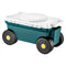 VEVOR Rolling Garden Cart with Seat 276 lbs Garden Scooter Storage Bin & Seat