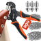 900-Piece Grommet Tool Kit with Manual Press Pliers, 1/4