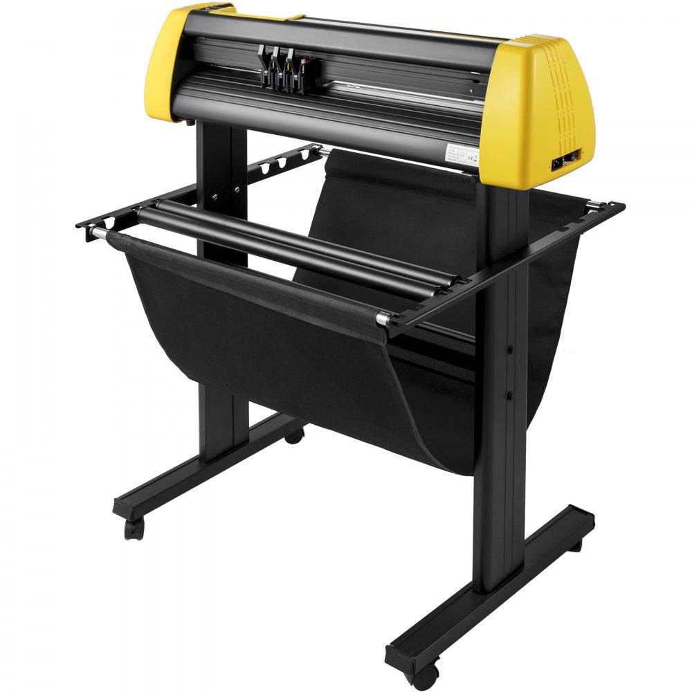 VEVOR 34" Vinyl Cutter/Plotter Sign Cutting Machine Software 3 Blades LCD Screen 
