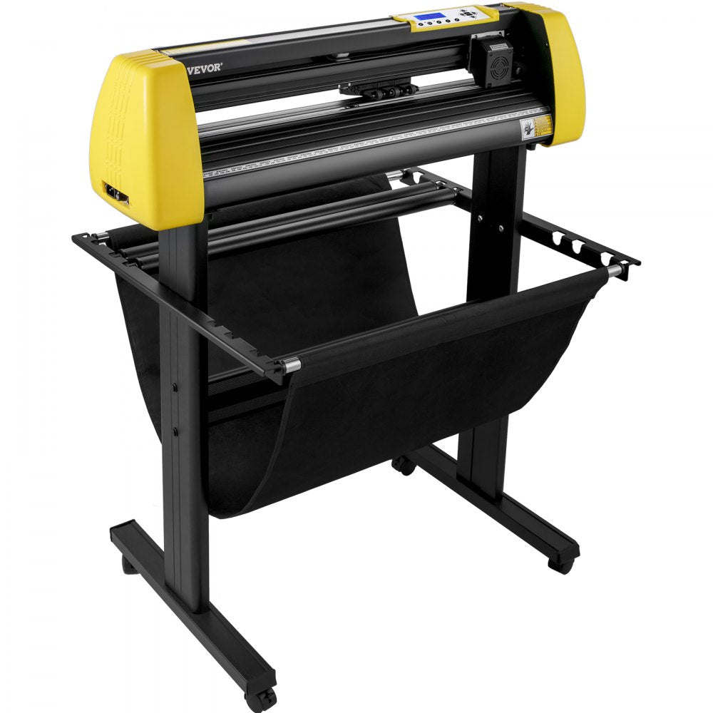 VEVOR 34" Vinyl Cutter/Plotter Sign Cutting Machine Software 3 Blades LCD Screen 