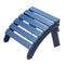 VEVOR Adirondack Ottoman 18.7L x 18.9W x 13.8H Inch HDPE Folding Footrest Blue