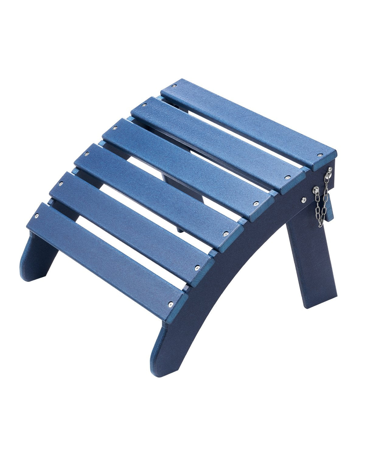 VEVOR Adirondack Ottoman 18.7L x 18.9W x 13.8H Inch HDPE Folding Footrest Blue 