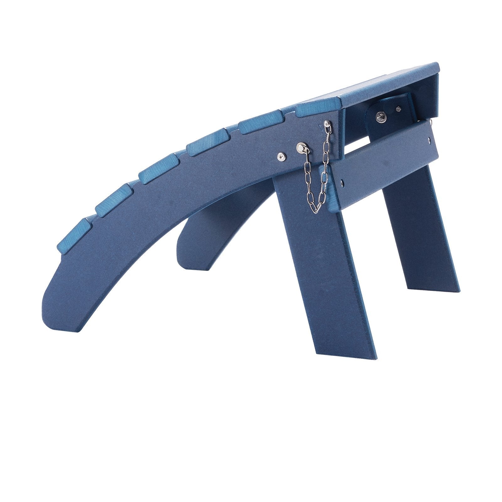 VEVOR Adirondack Ottoman 18.7L x 18.9W x 13.8H Inch HDPE Folding Footrest Blue 