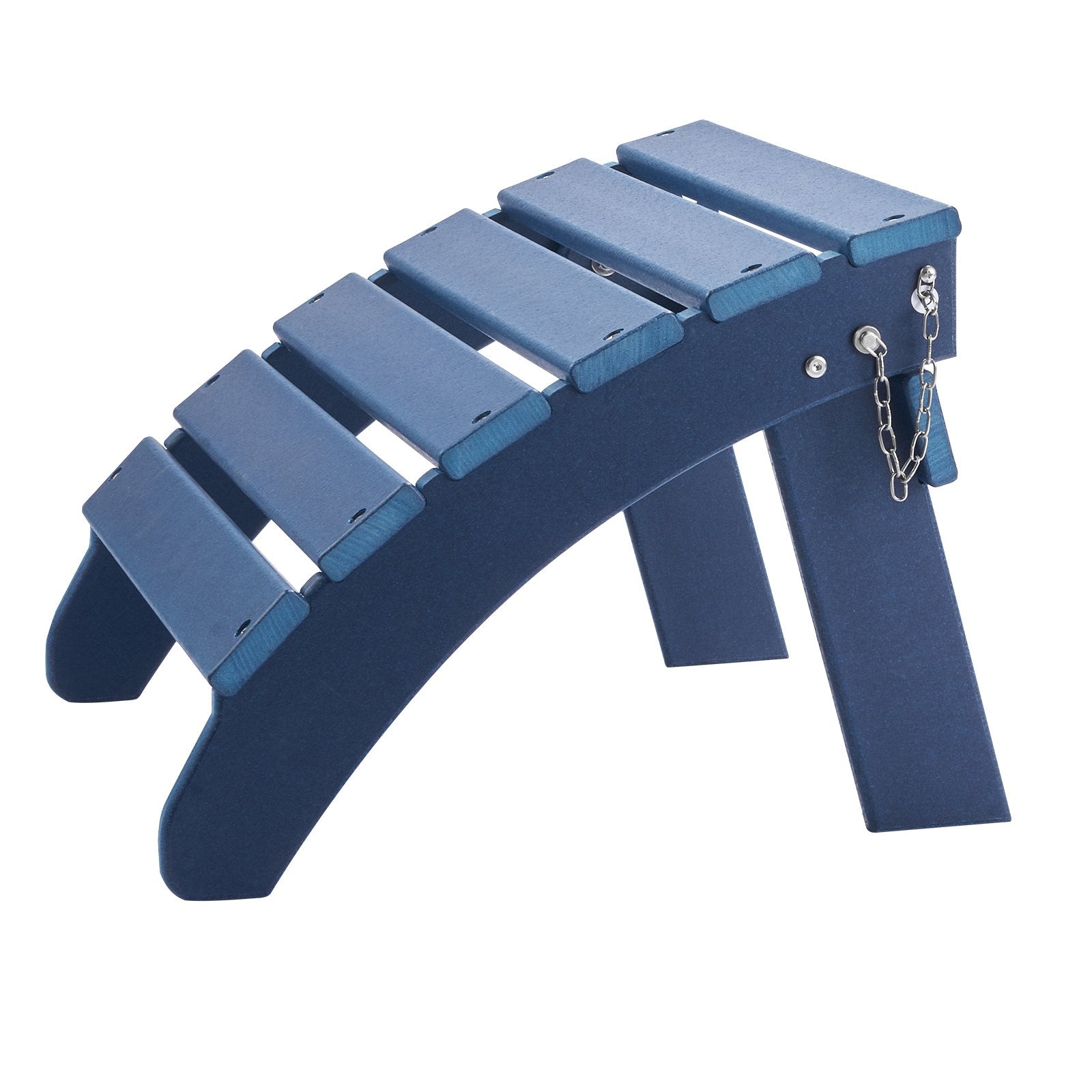 VEVOR Adirondack Ottoman 18.7L x 18.9W x 13.8H Inch HDPE Folding Footrest Blue 