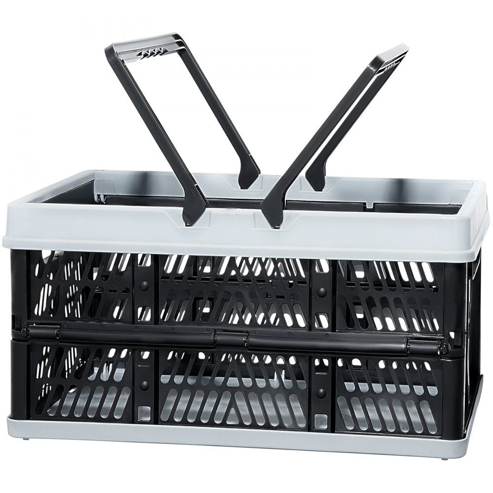 VEVOR Foldable Shopping Basket Portable Grocery Basket 3PCS 16L with Handle 