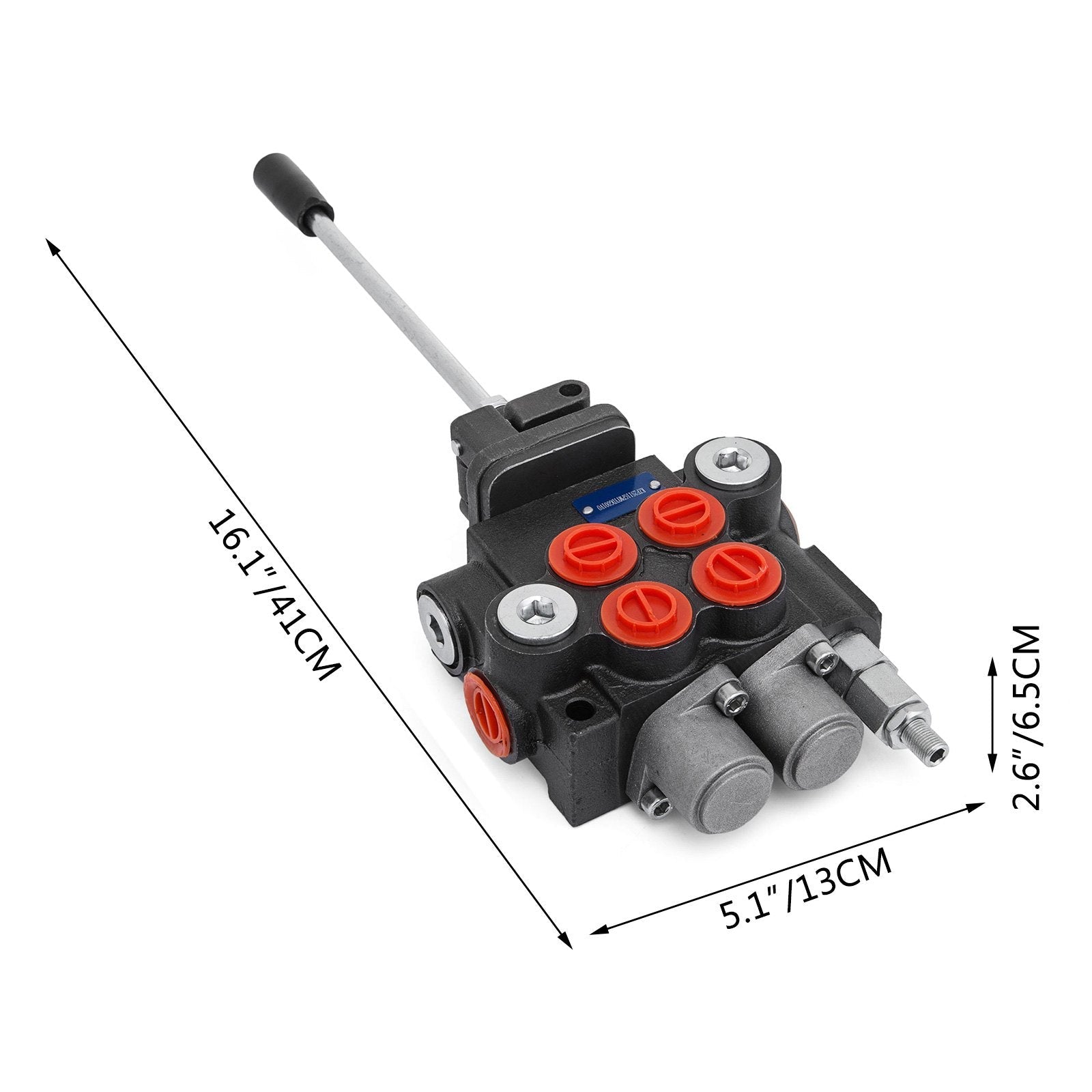 VEVOR Hydraulic Valve 2 Spool Hydraulic Joystick Control Valve 11gpm Hydraulic Directional Control Valve Double Acting for Tractors Loaders Tanks 