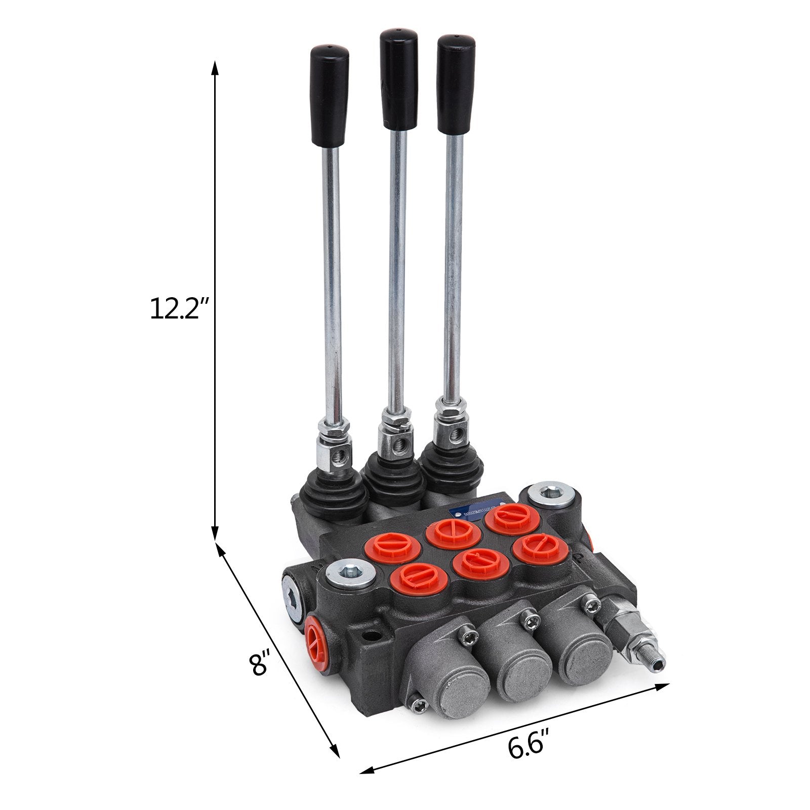 VEVOR 3 Spool Hydraulic Control Valve 11GPM Hydraulic Directional Control Valve Double Acting Hydraulic Valve for Tractors Loaders Tanks 