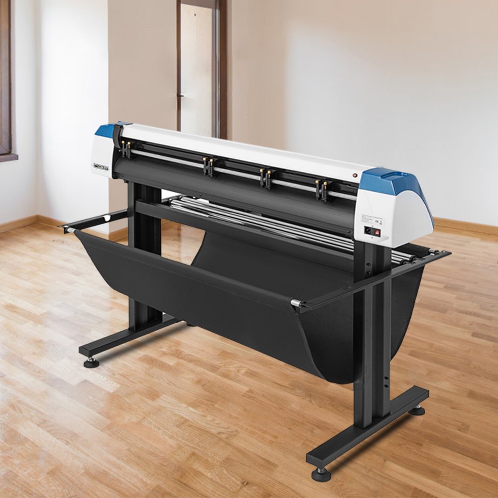 VEVOR Vinyl Cutter 53 Inch Plotter Machine Automatic Paper Feed Vinyl Cutter Plotter Speed Adjustable Sign Cutting with Floor Stand Signmaster Software 
