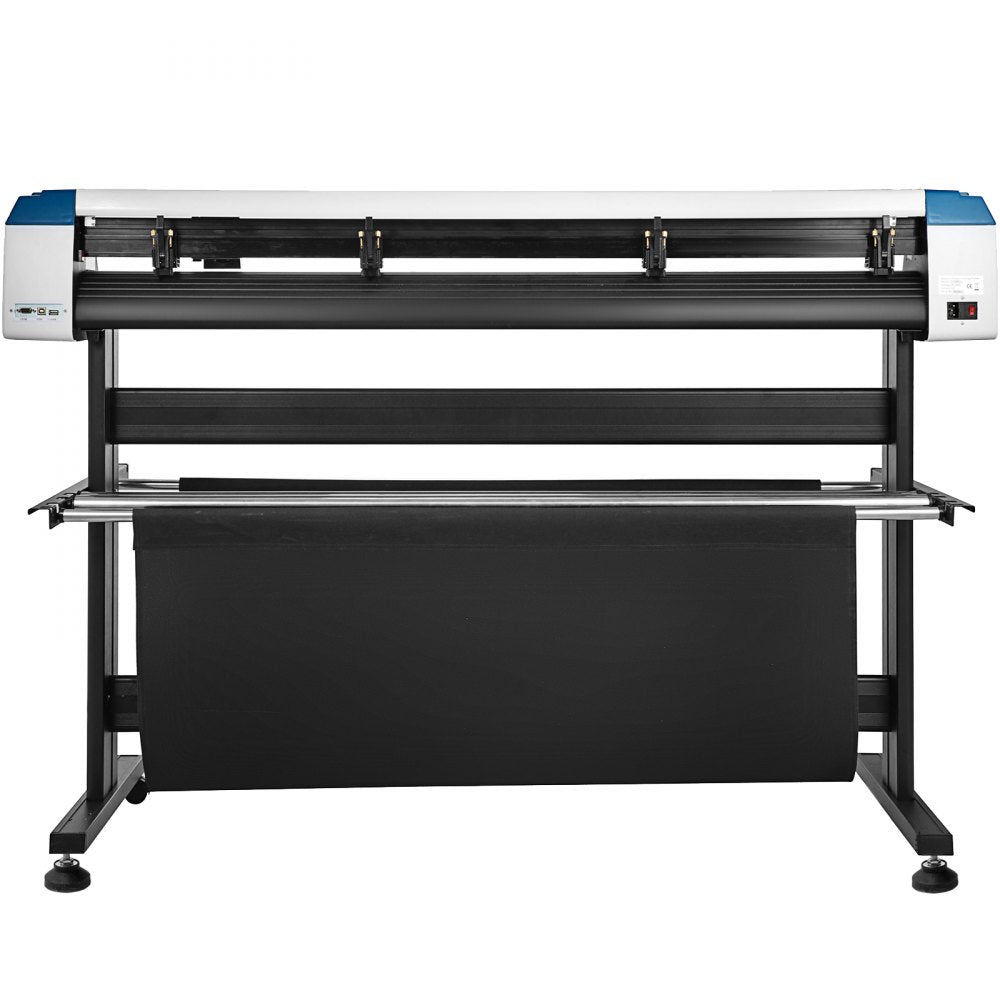VEVOR Vinyl Cutter 53 Inch Plotter Machine Automatic Paper Feed Vinyl Cutter Plotter Speed Adjustable Sign Cutting with Floor Stand Signmaster Software 