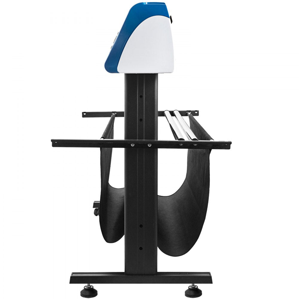 VEVOR Vinyl Cutter 53 Inch Plotter Machine Automatic Paper Feed Vinyl Cutter Plotter Speed Adjustable Sign Cutting with Floor Stand Signmaster Software 