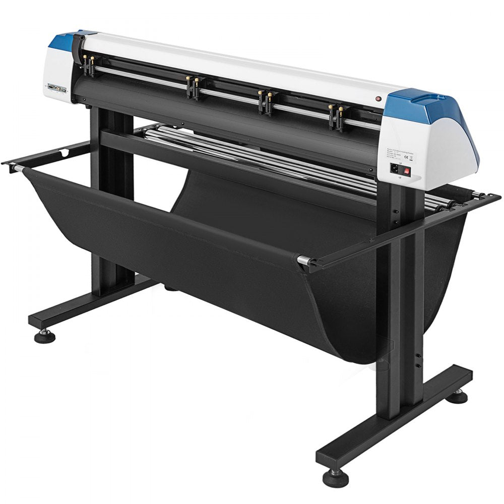 VEVOR Vinyl Cutter 53 Inch Plotter Machine Automatic Paper Feed Vinyl Cutter Plotter Speed Adjustable Sign Cutting with Floor Stand Signmaster Software 