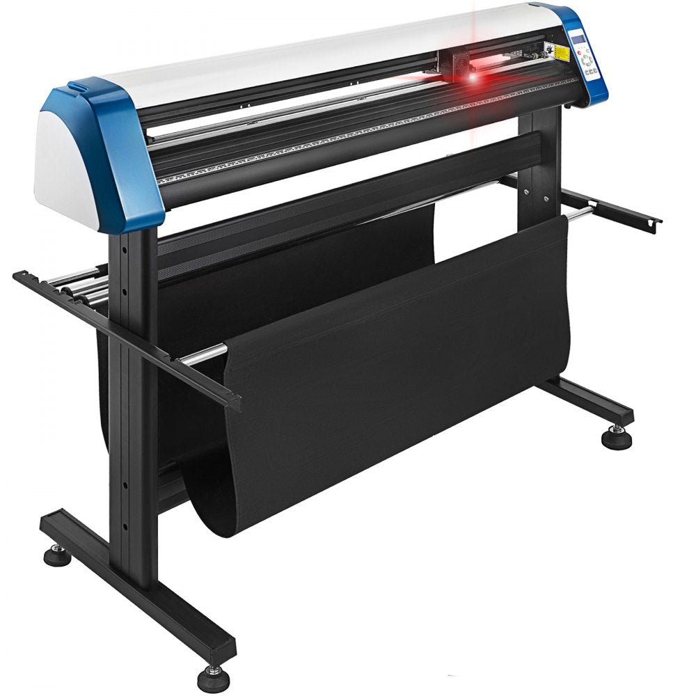 VEVOR Vinyl Cutter 53 Inch Plotter Machine Automatic Paper Feed Vinyl Cutter Plotter Speed Adjustable Sign Cutting with Floor Stand Signmaster Software 