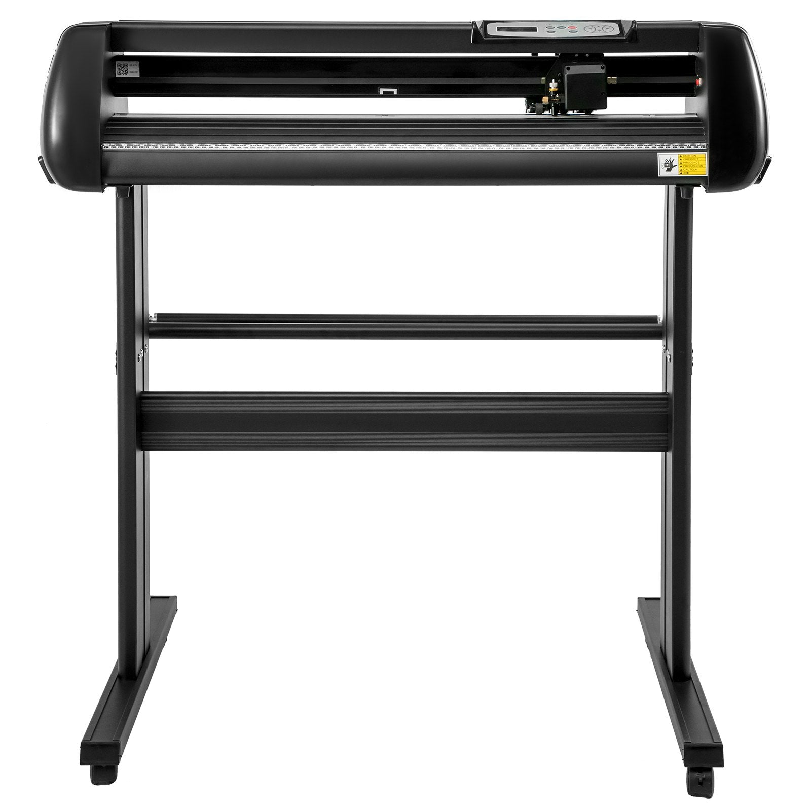 VEVOR Vinyl Cutter, 34 inch Vinyl Cutter Machine 870mm Paper Feed Vinyl Plotter with Floor Stand, Cutting Plotter Machine Adjustable Speed SignMaster Software for Sign Making Labels Windows 