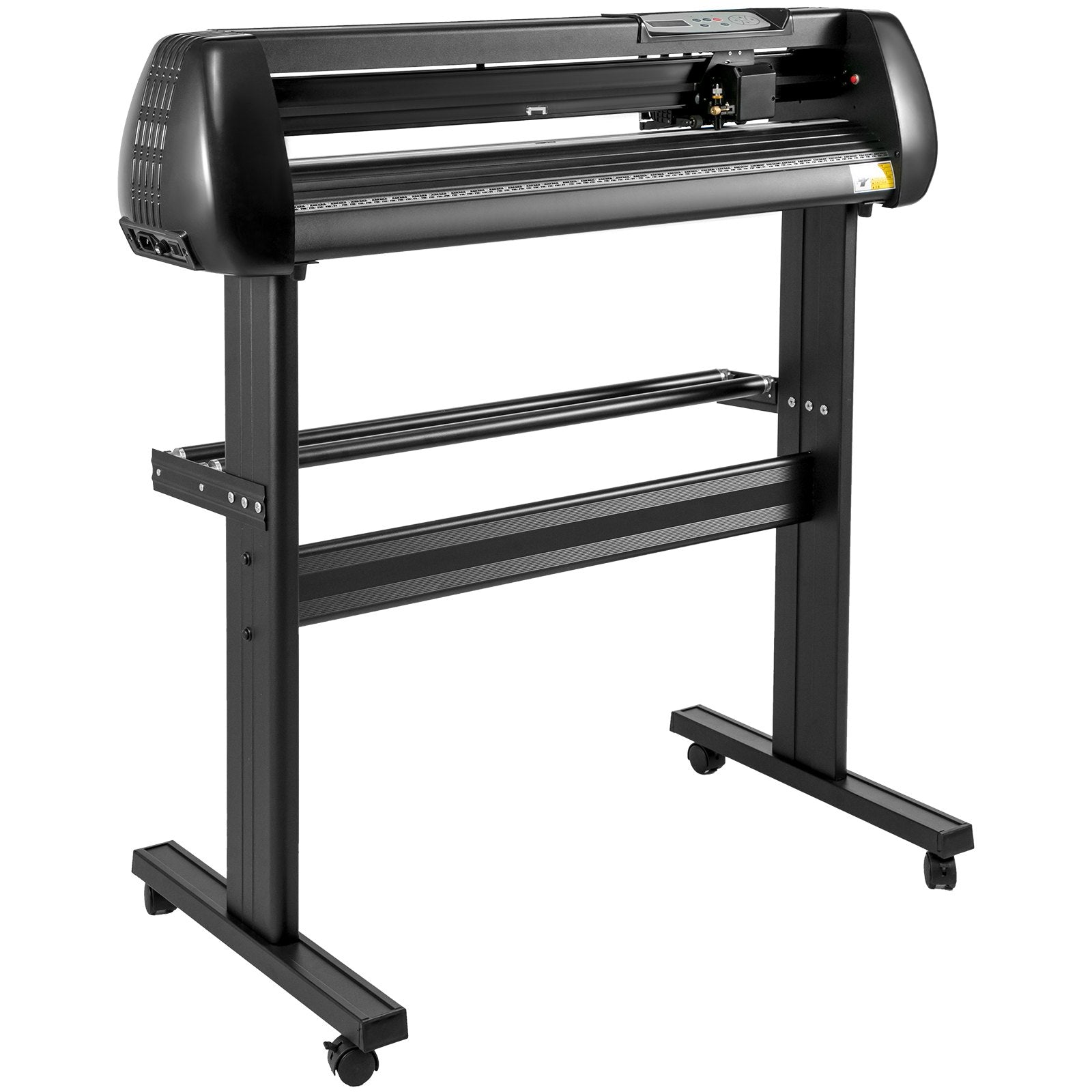 VEVOR Vinyl Cutter, 34 inch Vinyl Cutter Machine 870mm Paper Feed Vinyl Plotter with Floor Stand, Cutting Plotter Machine Adjustable Speed SignMaster Software for Sign Making Labels Windows 