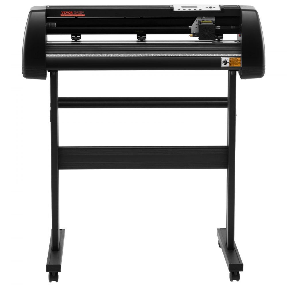 VEVOR Vinyl Cutter Machine, 28inch Vinyl Plotter, LCD Display Plotter Cutter, Adjustable Double-Spring Pinch Rollers Sign Cutting Plotter, Plotter with Signmaster Software for Design and Cut 