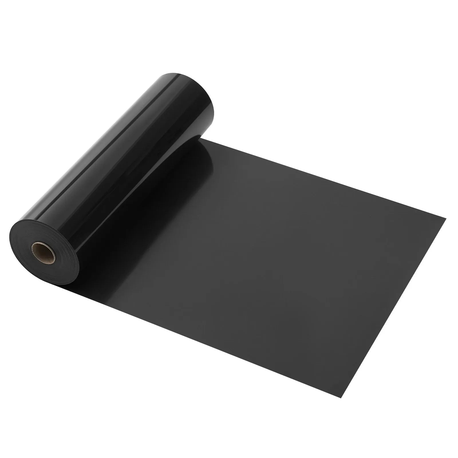 Heat Transfer Vinyl HTV Roll 12 in x 70 ft, Glossy Black Iron-On Vinyl for T-Shirts, Hats & Crafts