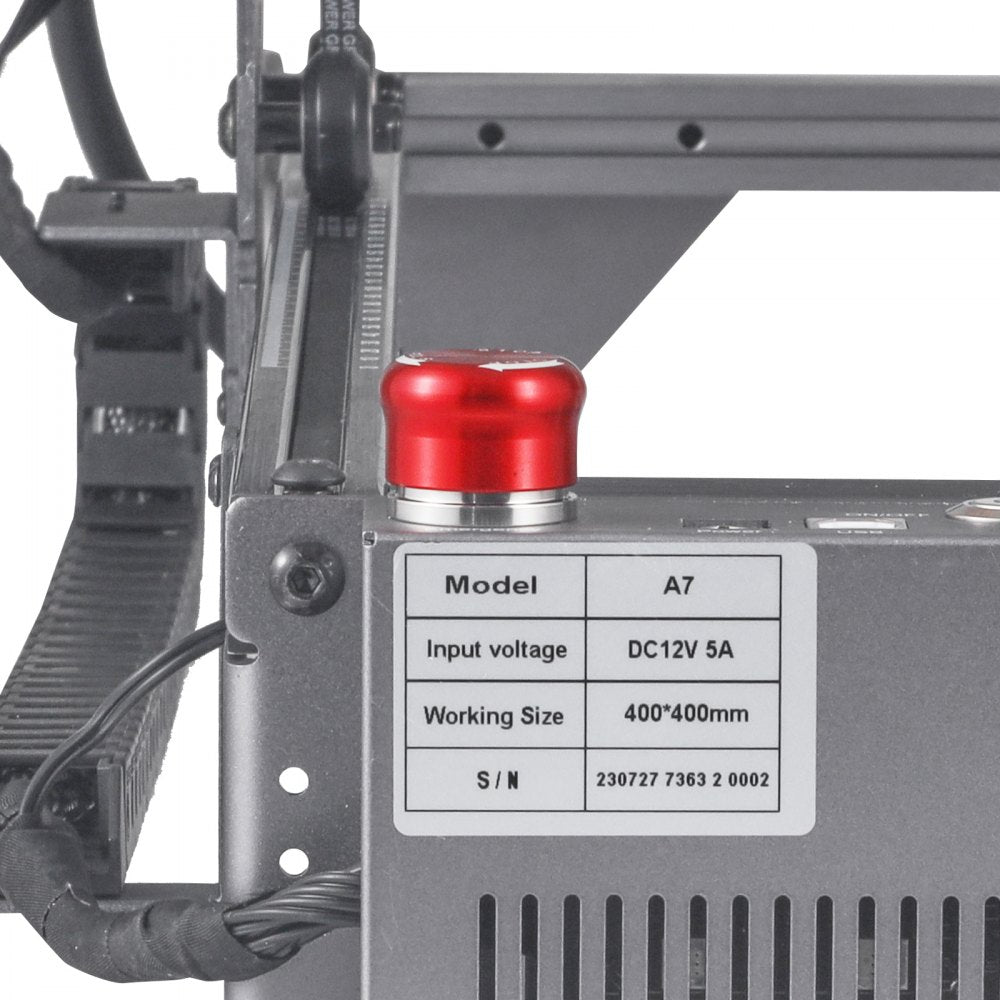 VEVOR Laser Engraver, 10W Output Laser Engraving Machine, 15.7" x 15.7" Large Working Area, 10000mm/min Movement Speed, Compressed Spot with Rotary Roller, Laser Cutter for Wood, Metal, Acrylic 