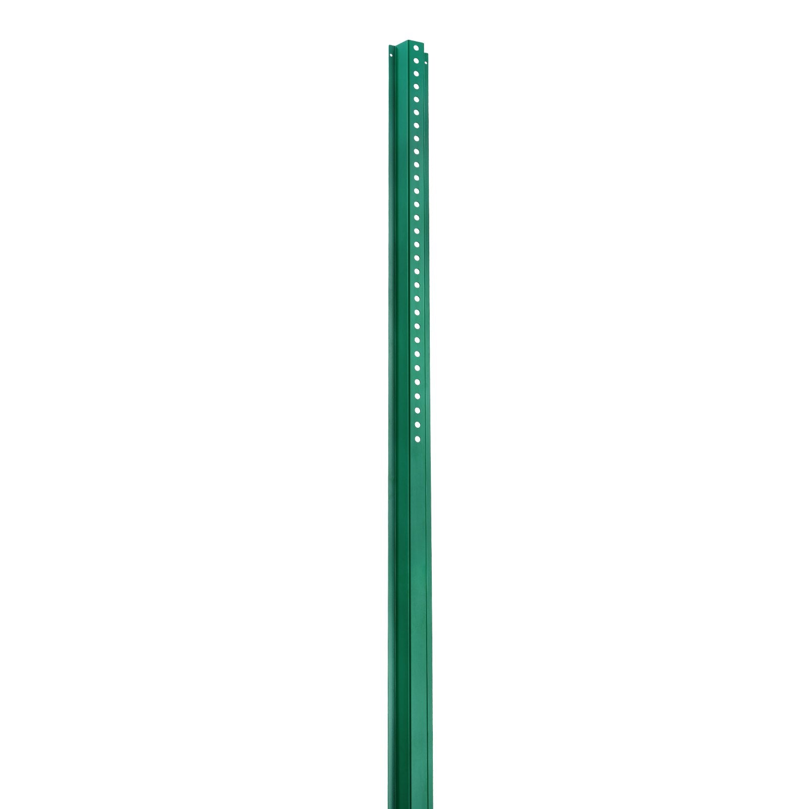 VEVOR Cast Iron Sign Post 6ft Fixed U-Channel Heavy Duty Post Sign Holder Green 