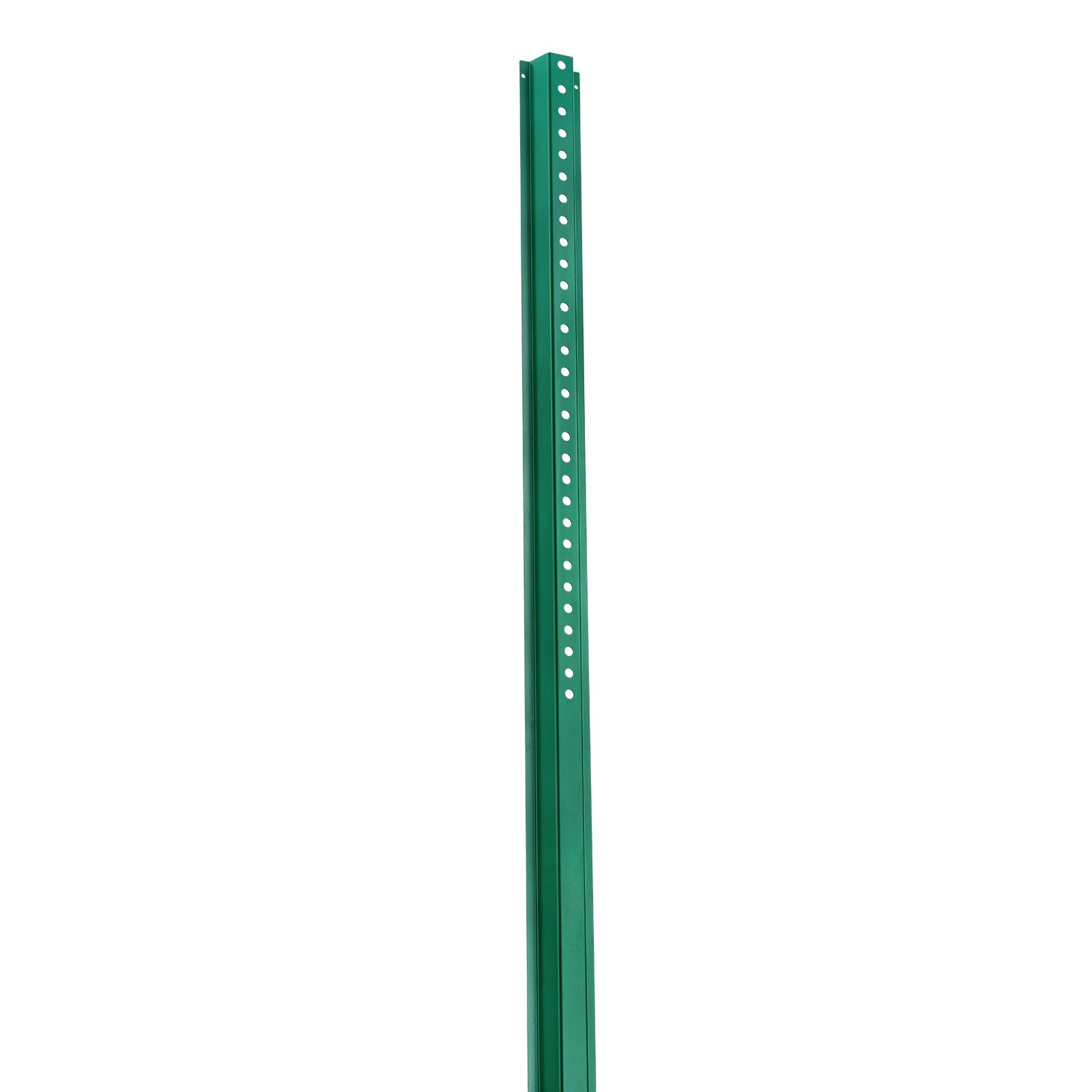 VEVOR Cast Iron Sign Post 8ft Fixed U-Channel Heavy Duty Post Sign Holder Green 