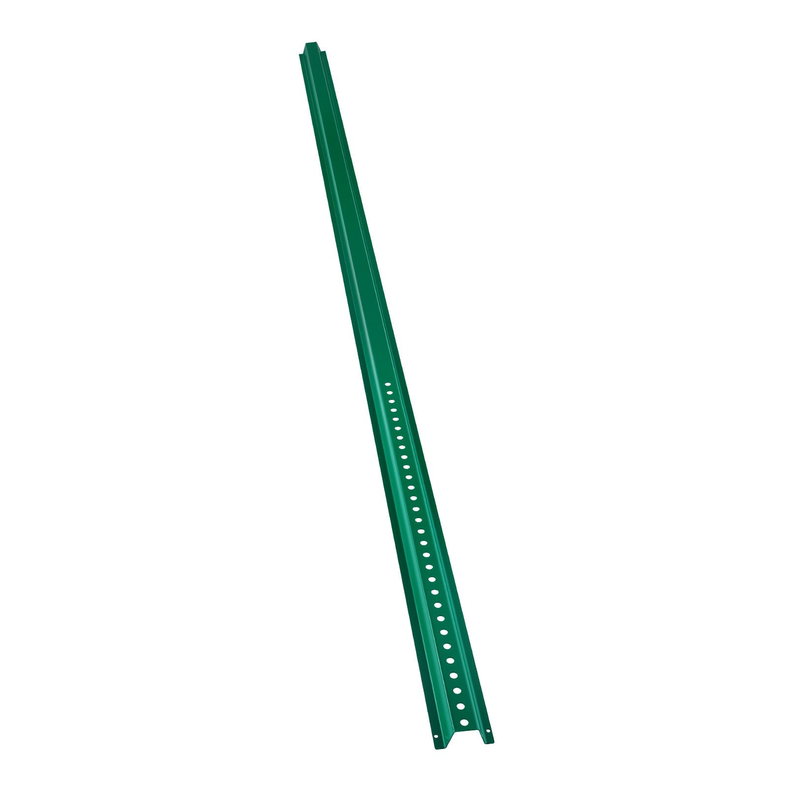 VEVOR Cast Iron Sign Post 8ft Fixed U-Channel Heavy Duty Post Sign Holder Green 