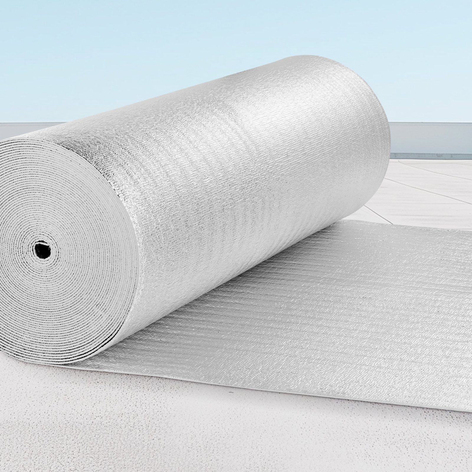 VEVOR Double Reflective Insulation Roll Foam Core Radiant Barrier 48in x 100 ft 
