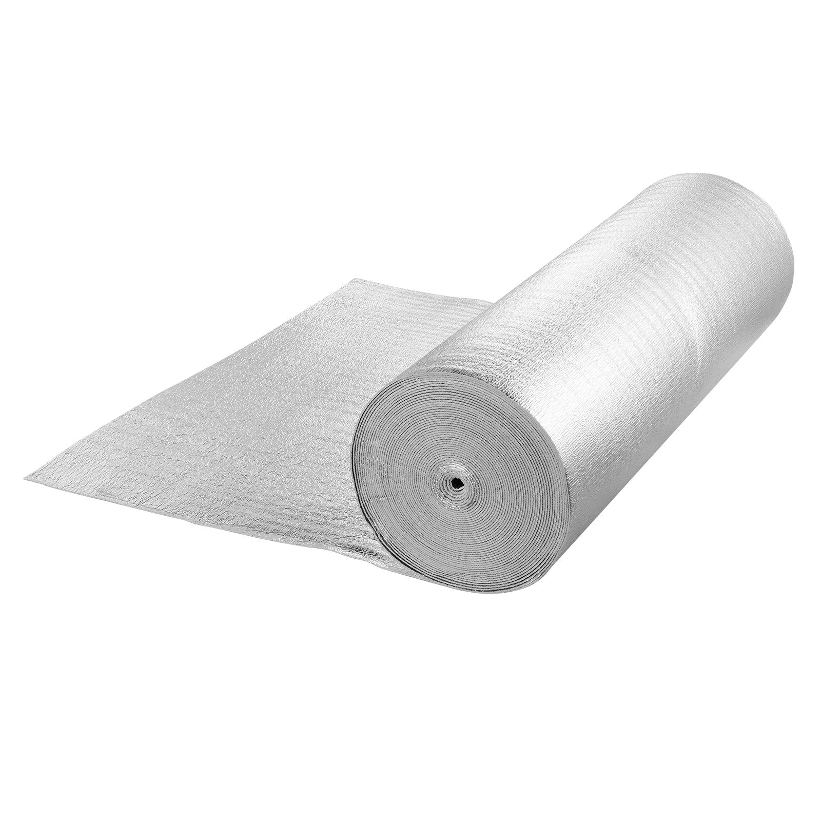 VEVOR Double Reflective Insulation Roll Foam Core Radiant Barrier 48in x 100 ft 