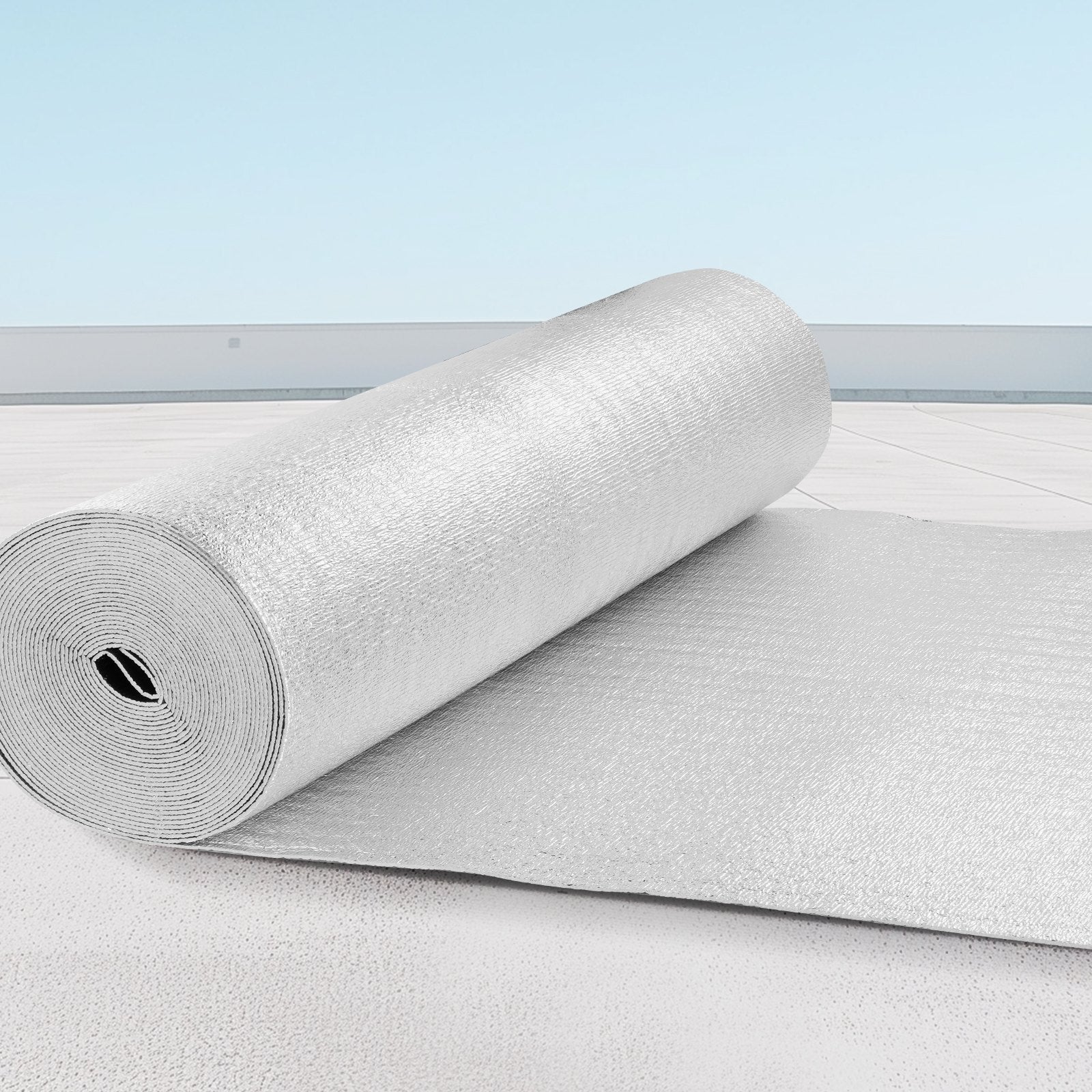 VEVOR Double Reflective Insulation Roll Foam Core Radiant Barrier 48 in x 50 ft 