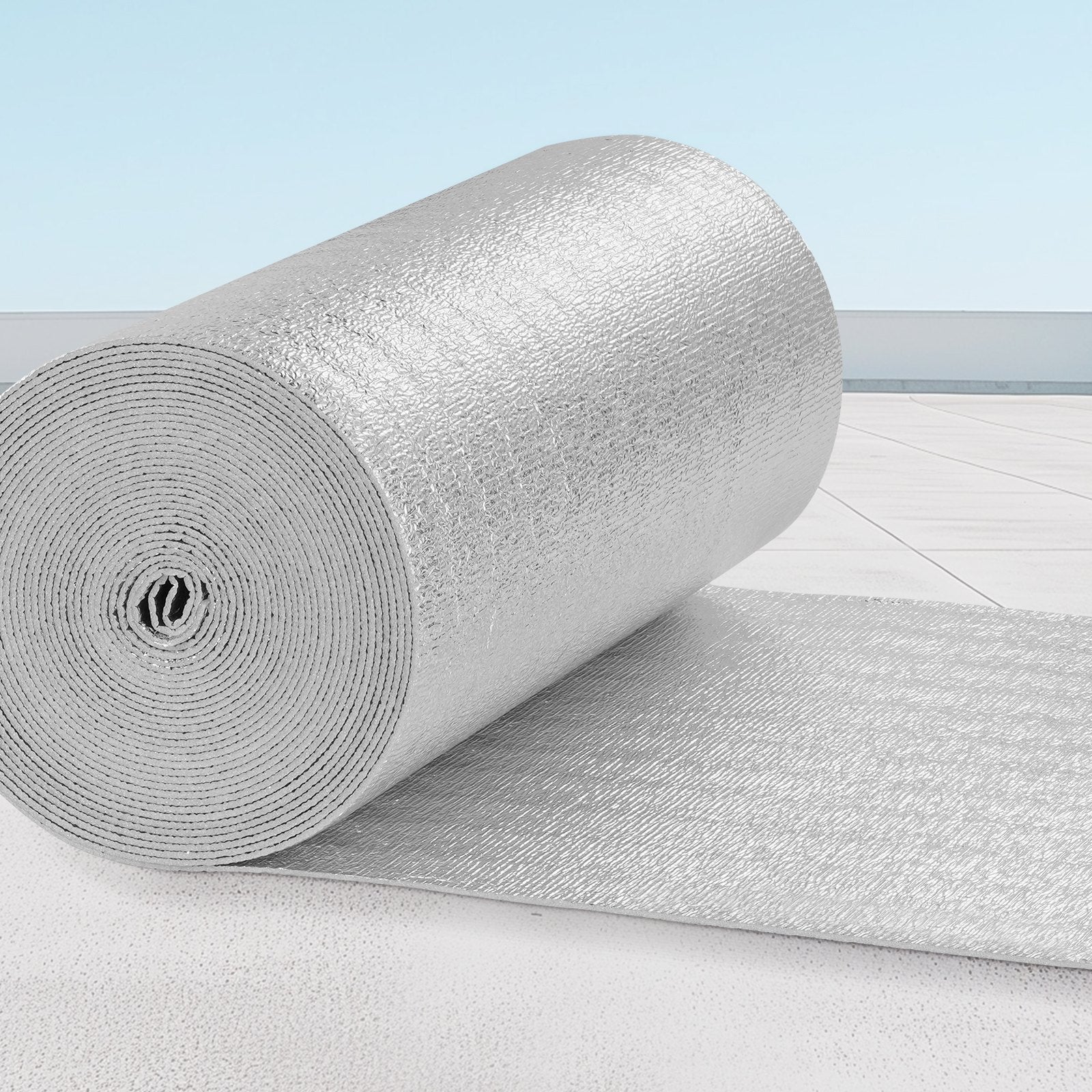 VEVOR Double Reflective Insulation Roll Foam Core Radiant Barrier 23.8in x 50 ft 
