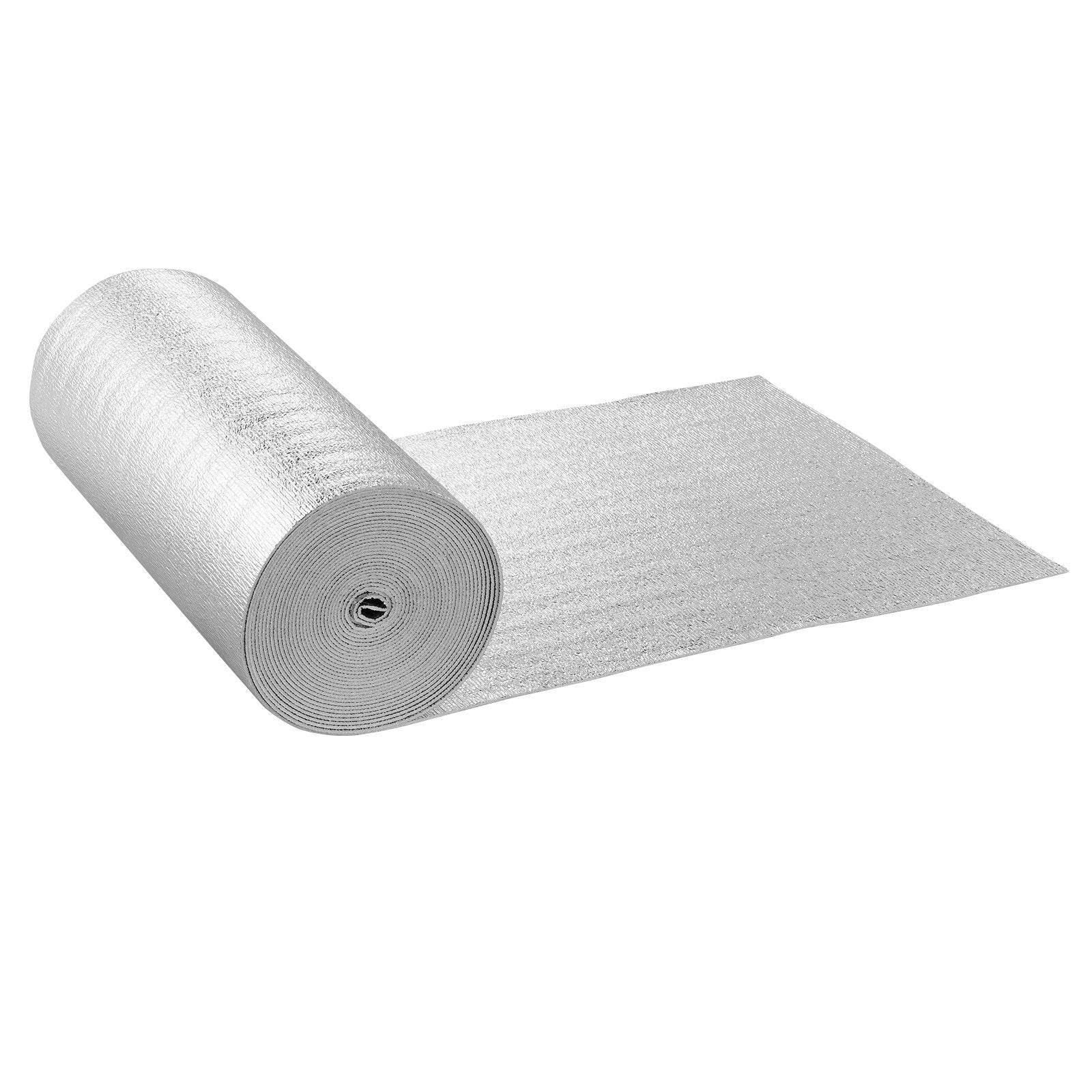 VEVOR Double Reflective Insulation Roll Foam Core Radiant Barrier 23.8in x 50 ft 