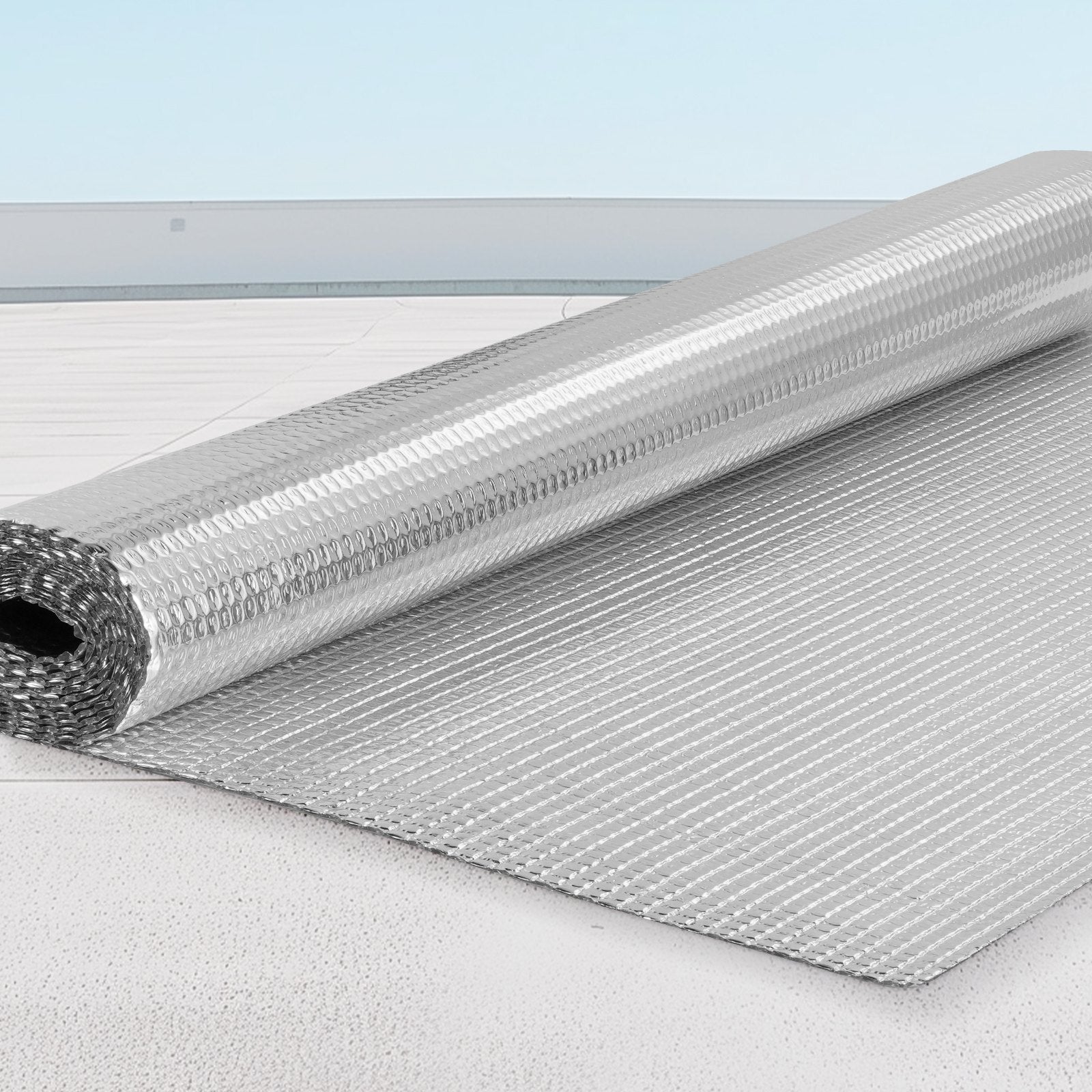 VEVOR Double Reflective Insulation Roll Air Bubble Film Radiant 48 in x 10 ft 