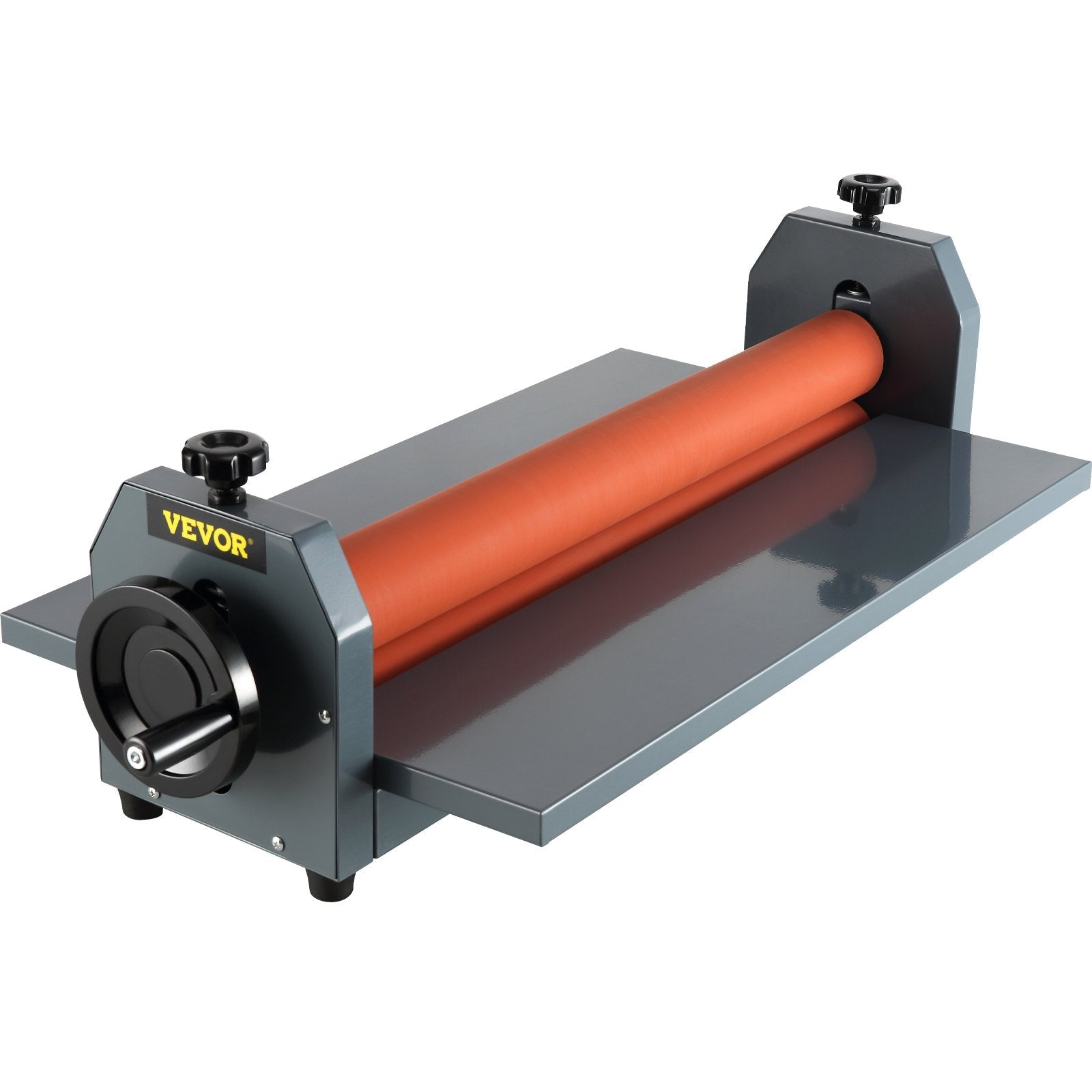 VEVOR 51 Inch Cold Laminator Machine 10mm Manual Vinyl Photo Film Cold laminator Hand Crank Pressure Cold Roll laminator(51Inch) 