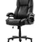 VEVOR Executive Chair High Back Office Chair Knob-Control Lumbar Support Black