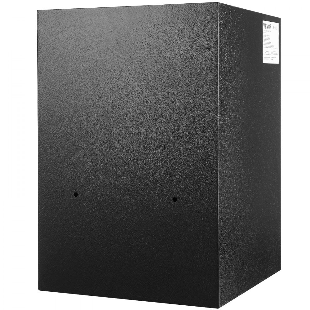 VEVOR 2.5 Cub Depository Safe, Deposit Safe with Drop Slot, Electronic Code Lock and 2 Emergency Keys, 20.27'' x 13.97'' x 13.97'' Business Drop Slot Safe for Cash, Mail in Home, Hotel, Office 